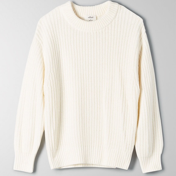 Aritzia Wilfred Essential Chenille Knit Sweater